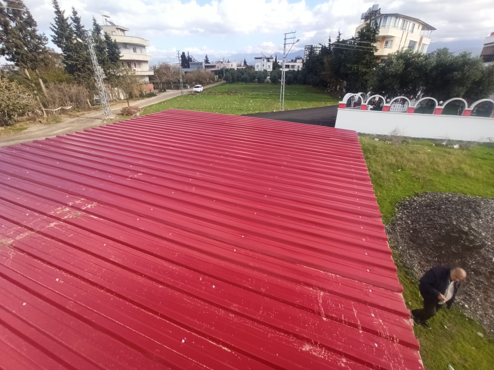 Okul ve Park &Ccedil;elik &Ccedil;atı Kapama Projesi - G&ouml;rsel 3