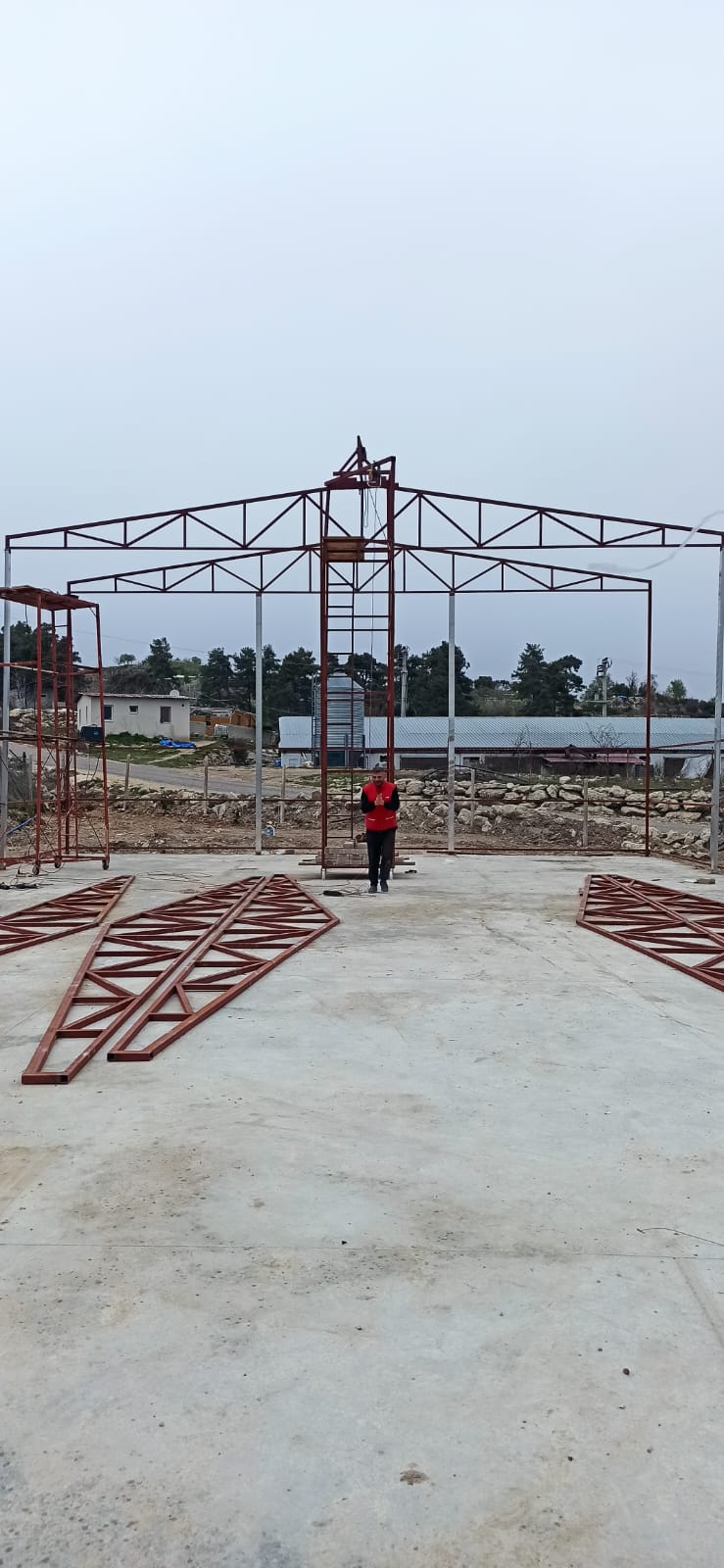 Lojistik Depo ve Hangar &Ccedil;elik &Ccedil;atı Projesi - G&ouml;rsel 17