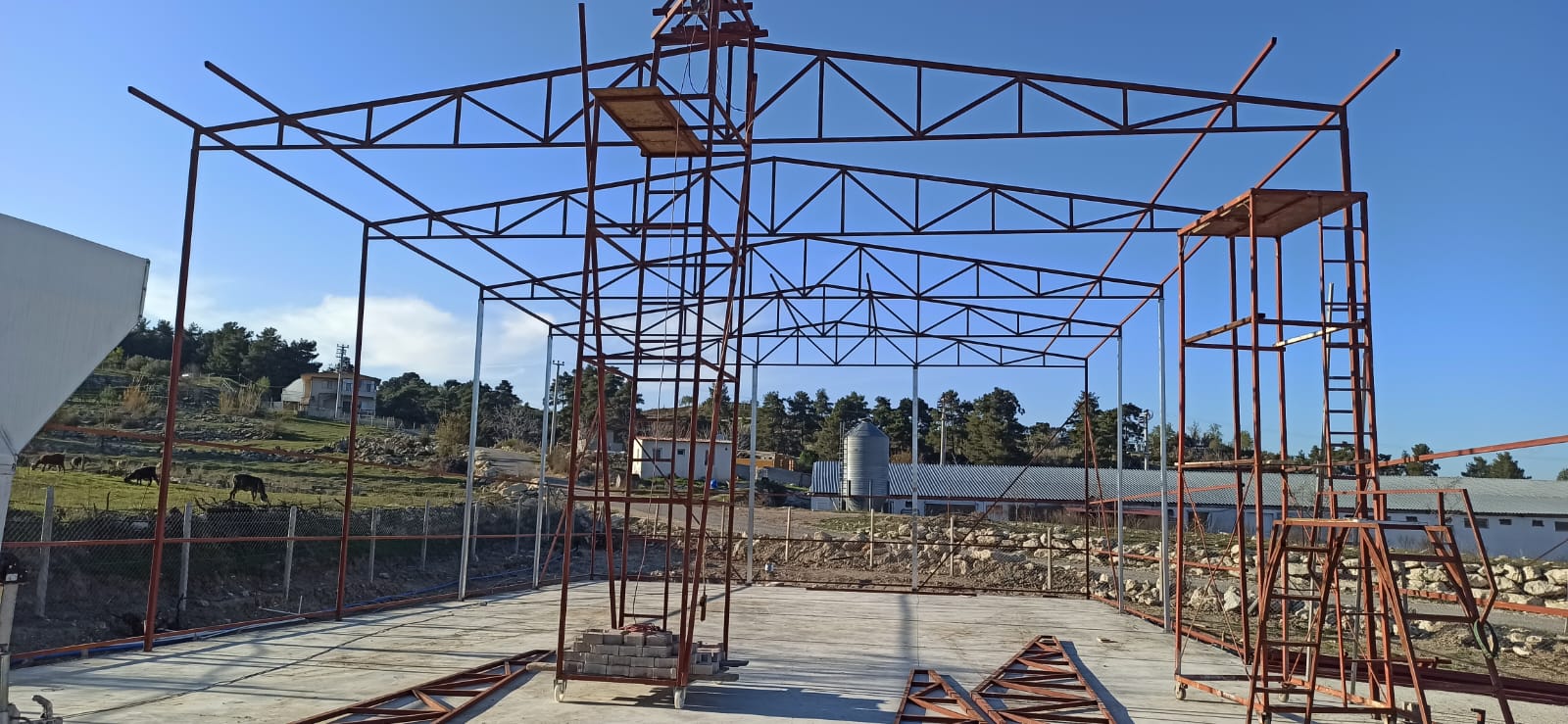 Lojistik Depo ve Hangar &Ccedil;elik &Ccedil;atı Projesi - G&ouml;rsel 9